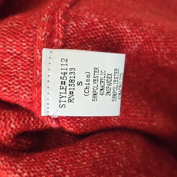staccato nwot brick red sweater - Picture 6 of 7